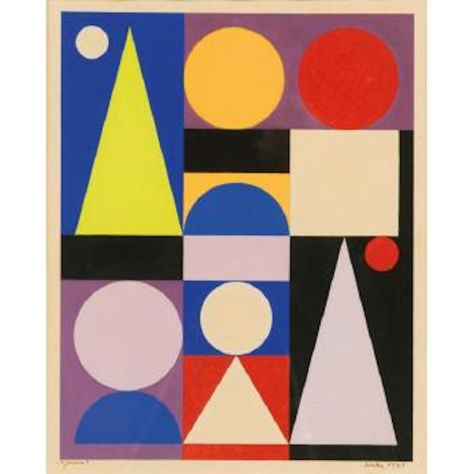 Jaune by Auguste Herbin