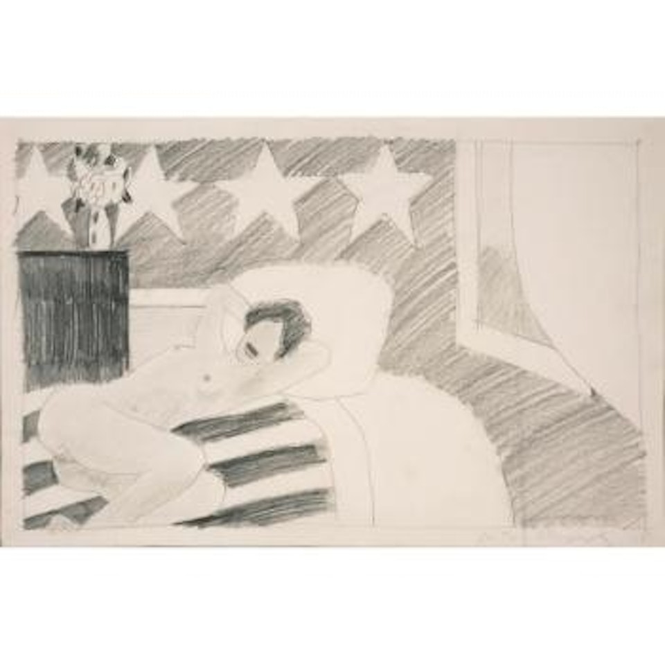 Drawing For One Cent Life (For Ting Lithograph) by Tom Wesselmann