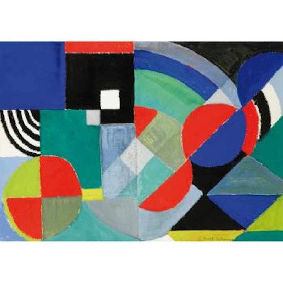 Rythme Coloré No. 636 by Sonia Delaunay