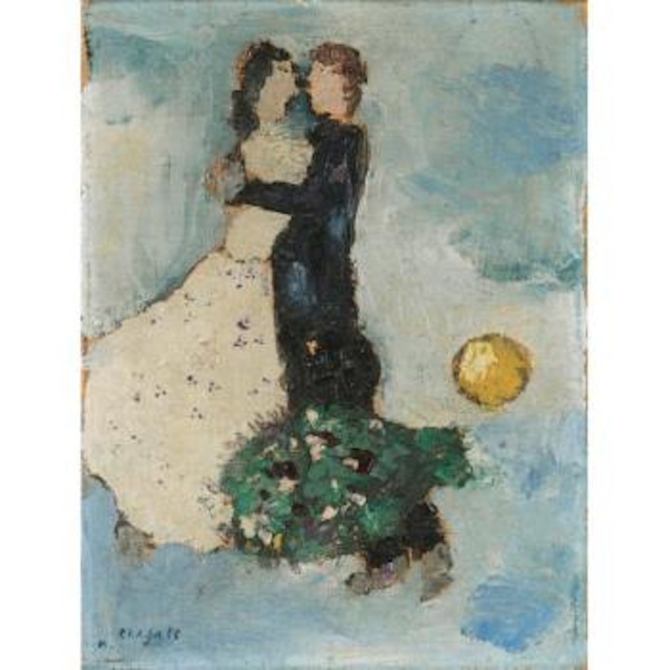 Dans Le Ciel Bleu by Marc Chagall