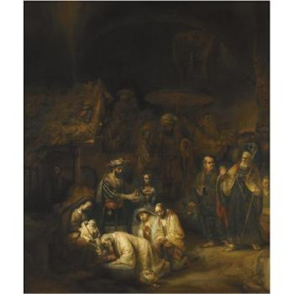 The Adoration Of The Magi by Attributed to Rembrandt Harmensz van Rijn