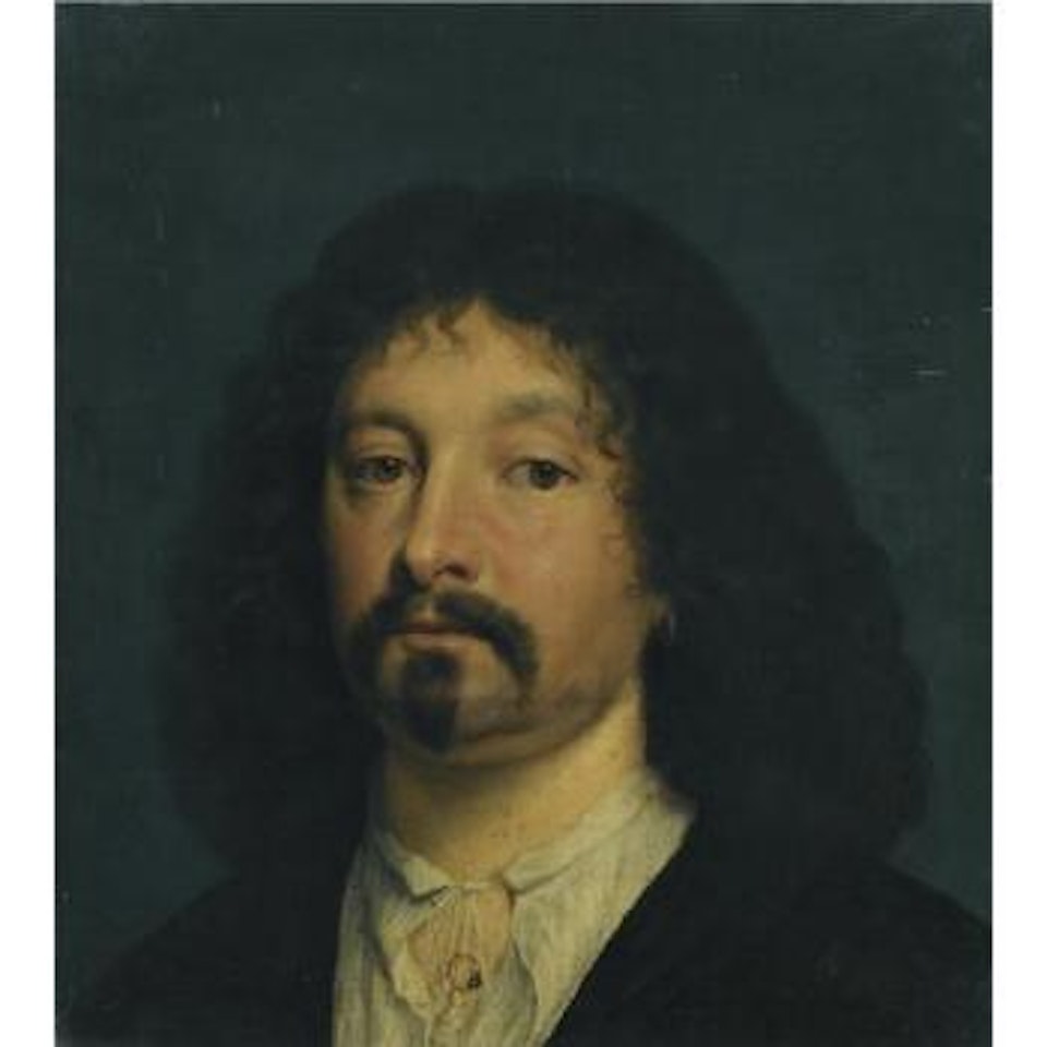 Portrait Of A Man With A Moustache And Ring Tied Around His Neck, Possibly A Self-portrait by Flemish School