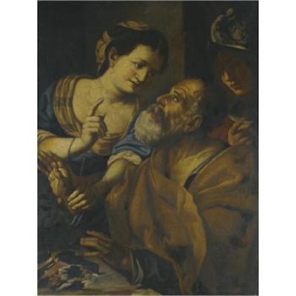 The Denial Of St Peter by French School