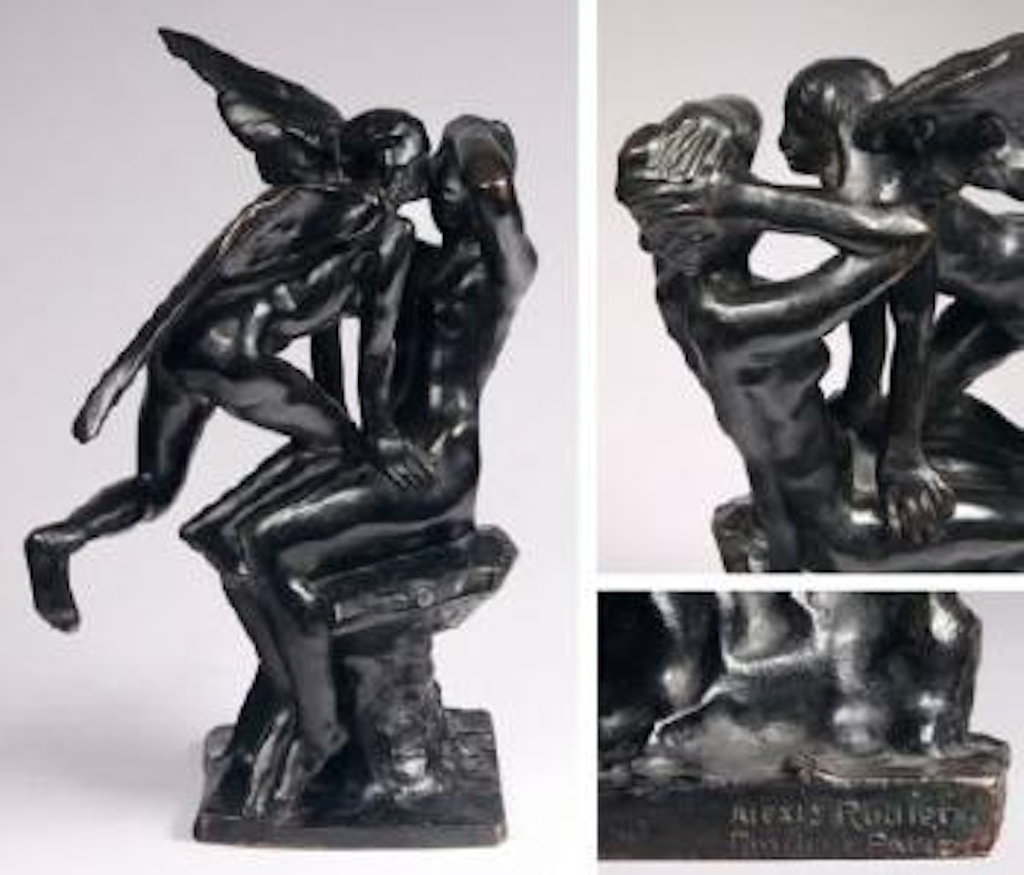 Iris éveillant une nymphe by Auguste Rodin