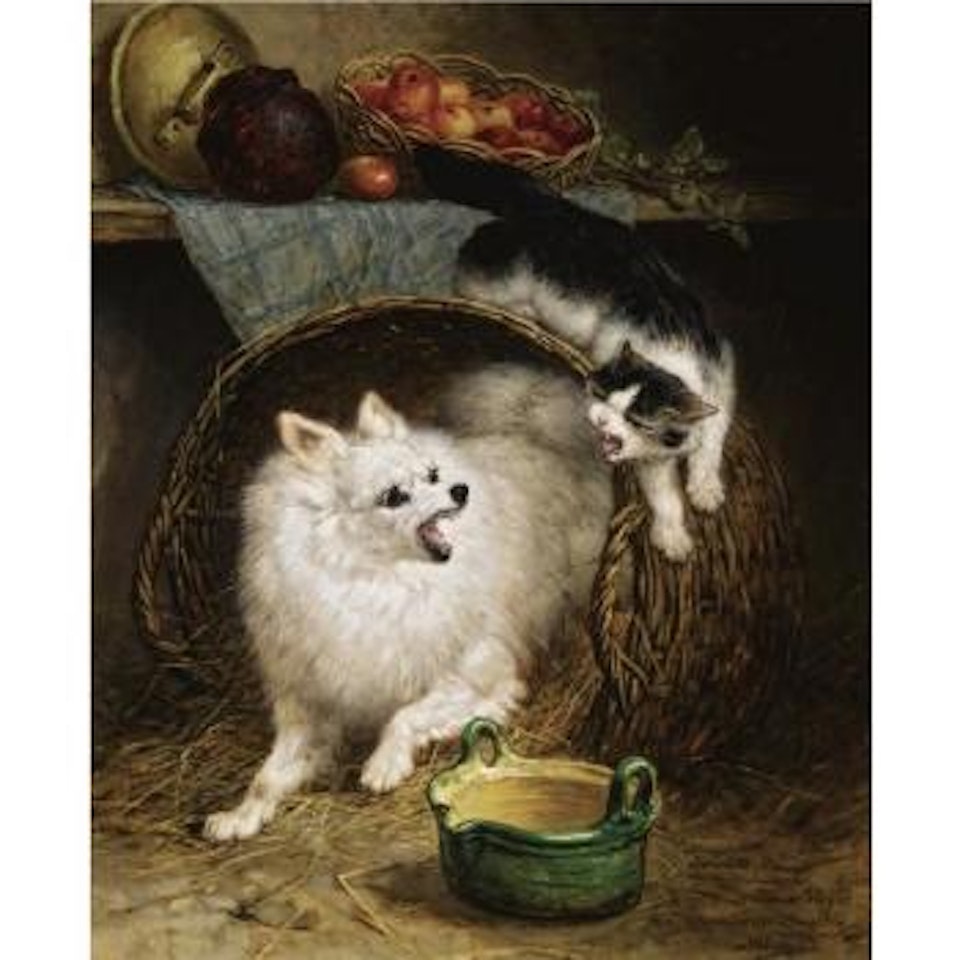 The Intruder by Henriette Ronner-Knip