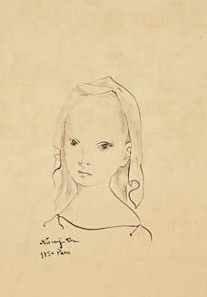 Petite fille by Leonard Tsuguharu Foujita