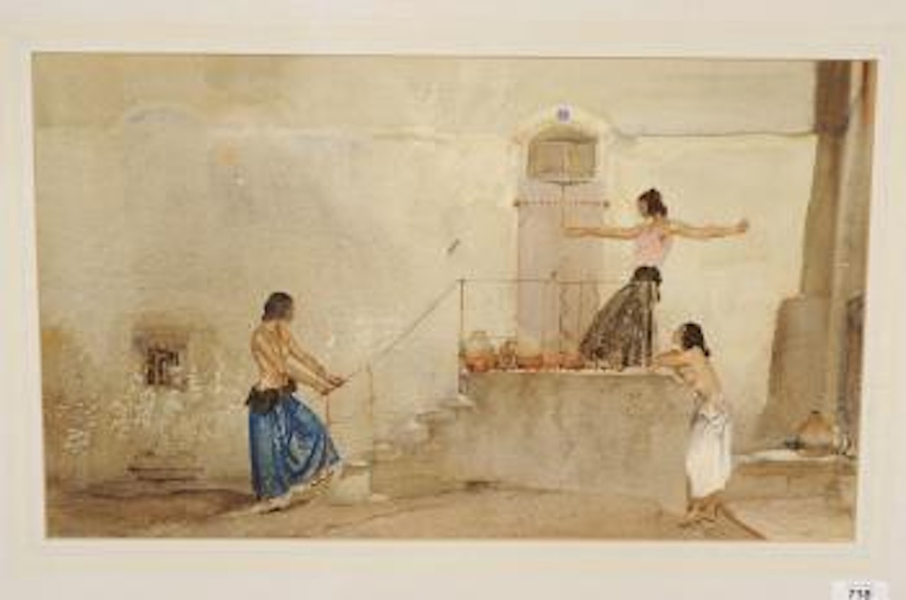 Argument in Almeria by William Russell Flint