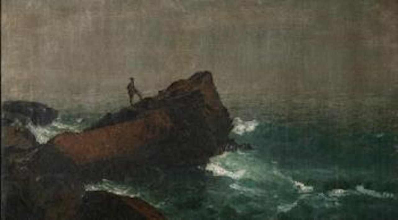 A study from nature (Mt Desert, Maine) by Sanford Robinson Gifford