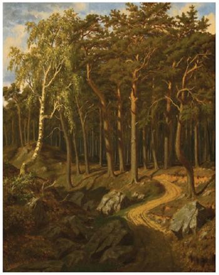 Forest path by Jossif Kratschowski