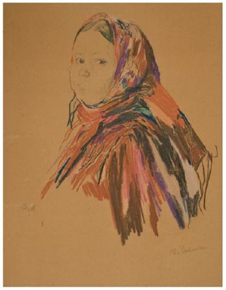 Head of a peasant woman by Filip Malyavin