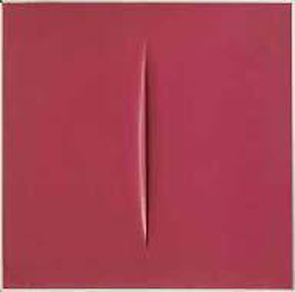 Concetto spaziale by Lucio Fontana