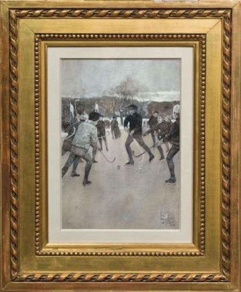 Skating by Childe Hassam