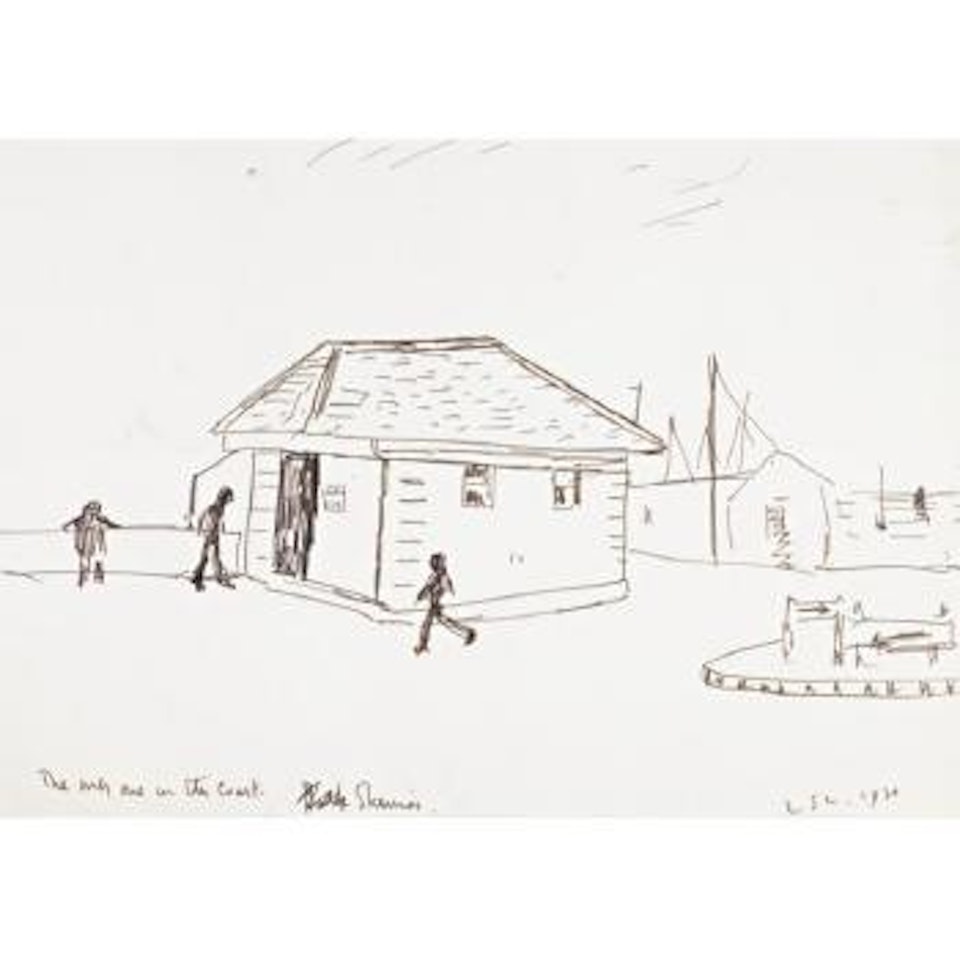 The Only One On The Coast, Skerries. by Laurence Stephen Lowry