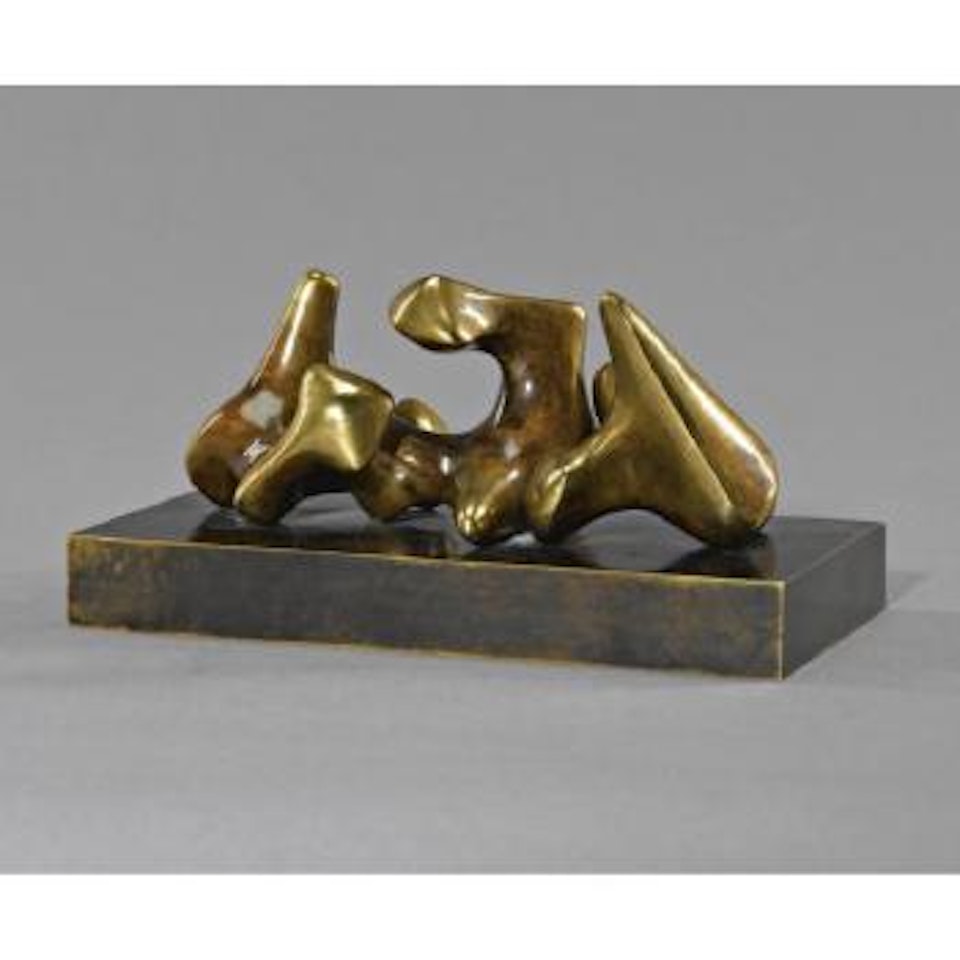 Maquette For Three Piece No.3: Vertebrae by Henry Moore