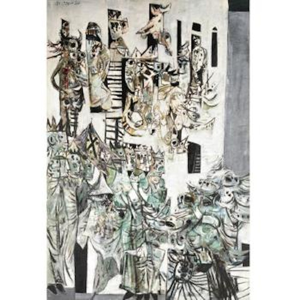 Spanish Wall by Yosl Bergner