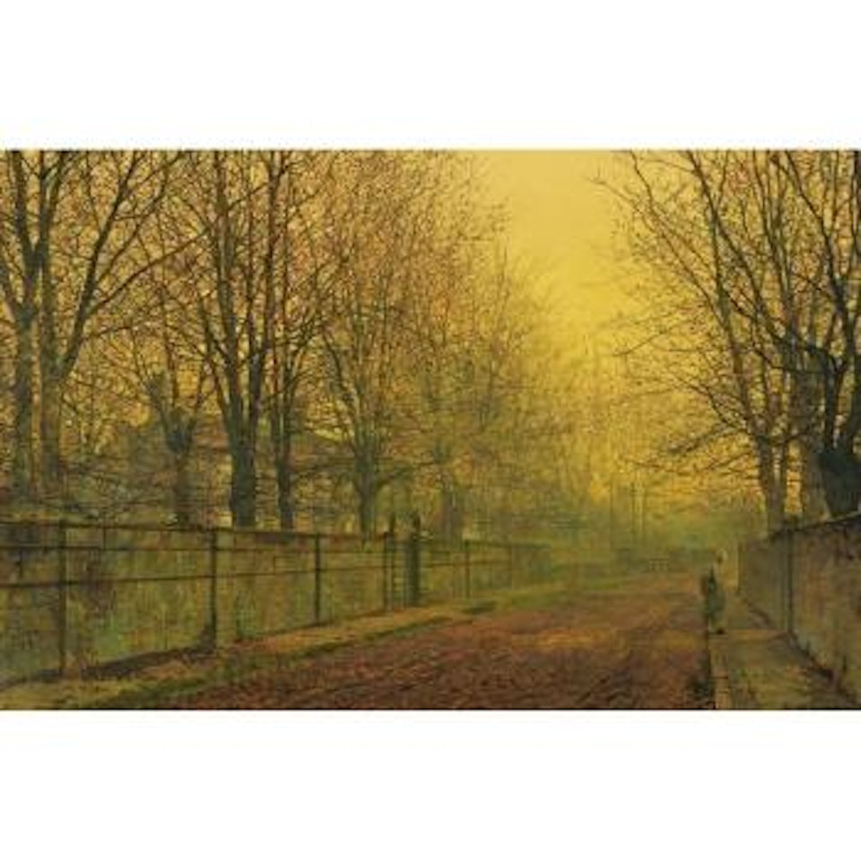 In The Golden Glow Of Autumn by John Atkinson Grimshaw