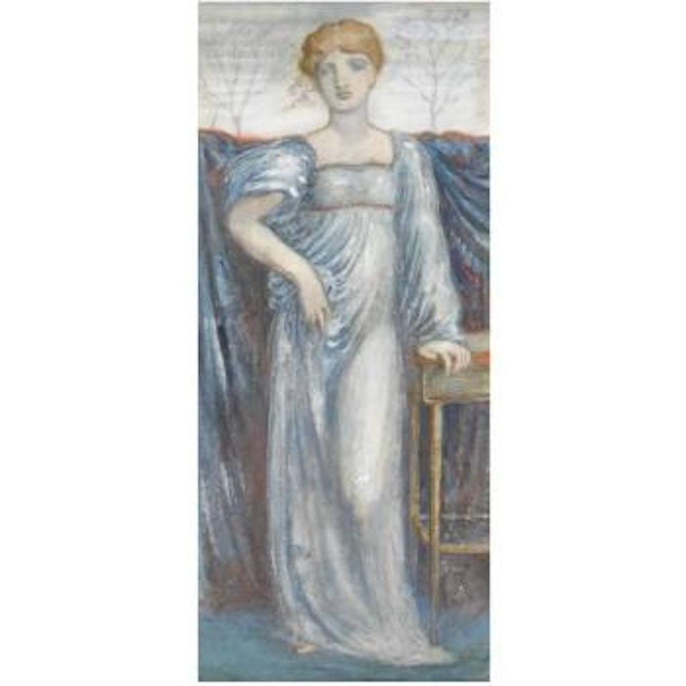 A Woman In Blue by Simeon Solomon