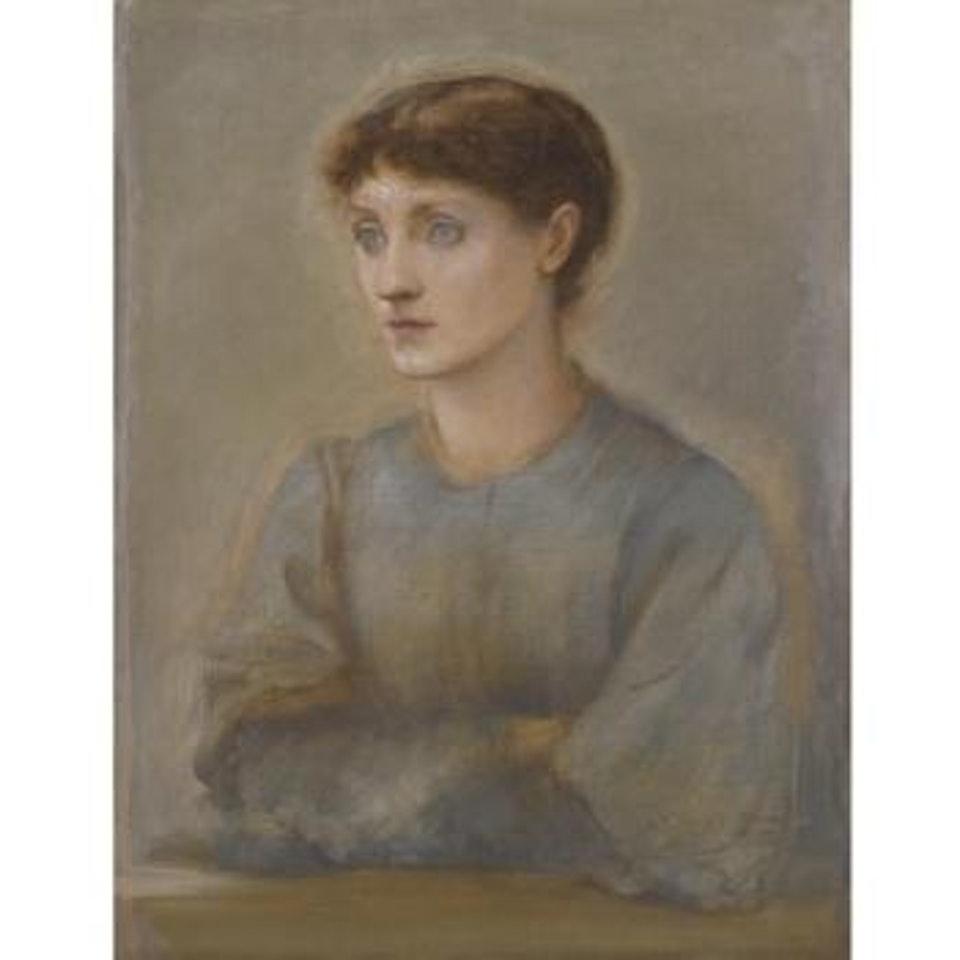 Portrait Of Margaret, The Artist's Daughter by Edward Coley Burne-Jones
