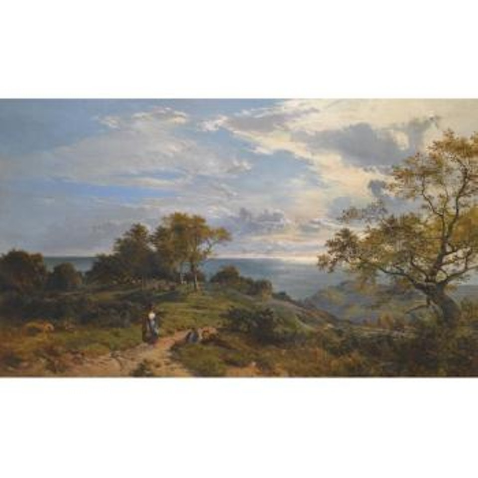 A Peep At The Sea, Fairlight Glen by Sidney Richard Percy