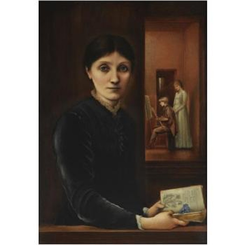 Portrait Of Georgiana Burne-jones by Edward Coley Burne-Jones