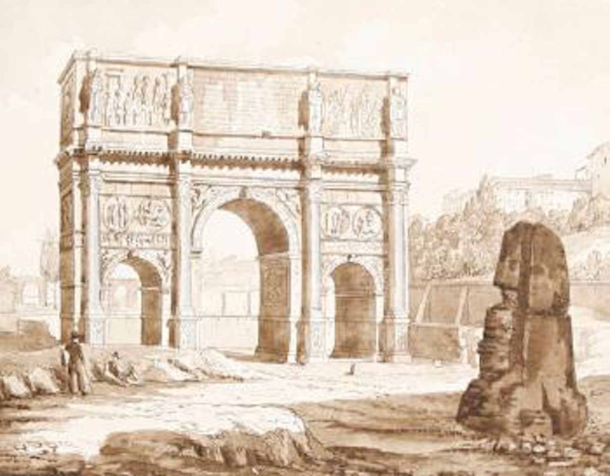 The Arch of Constantine by Thomas Allom