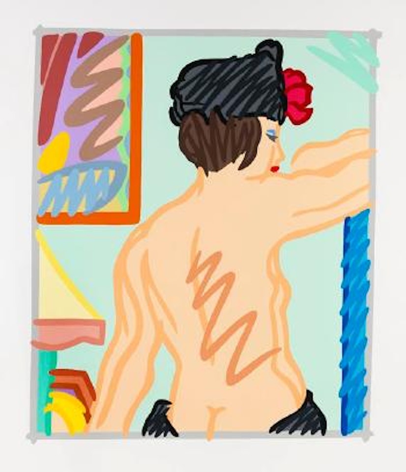 Judy with black hat by Tom Wesselmann