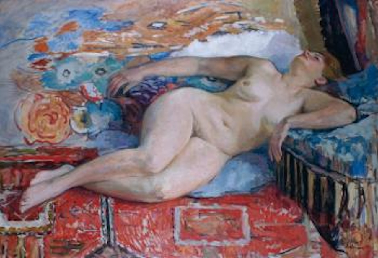 Nu couche et endormi by Henri Lebasque