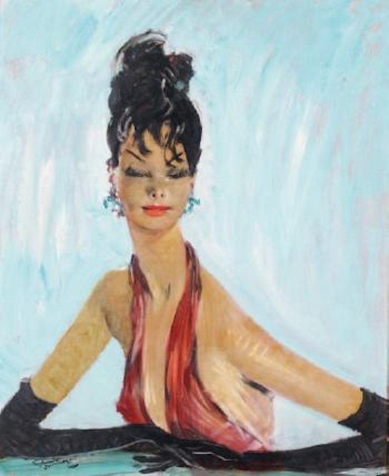 Portrait d'Anouchka by Jean Gabriel Domergue