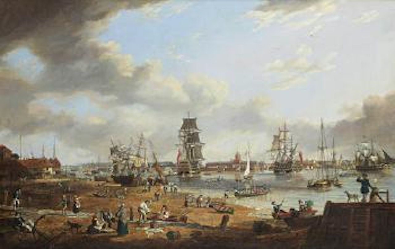 Gosport with a view across to Portsmouth Harbour by English School