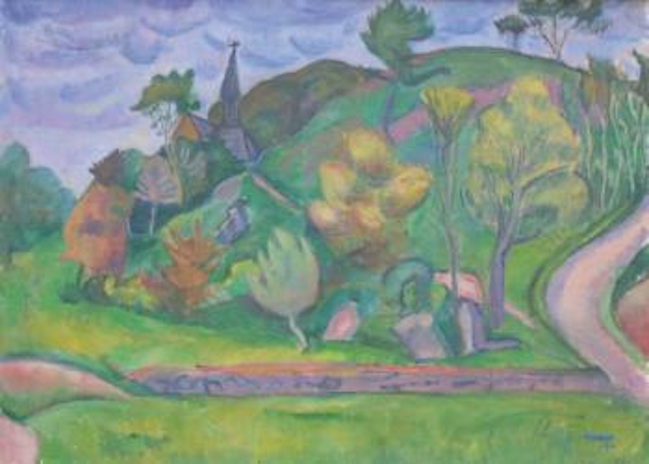 Paysage à la petite chapelle by Henri Hayden