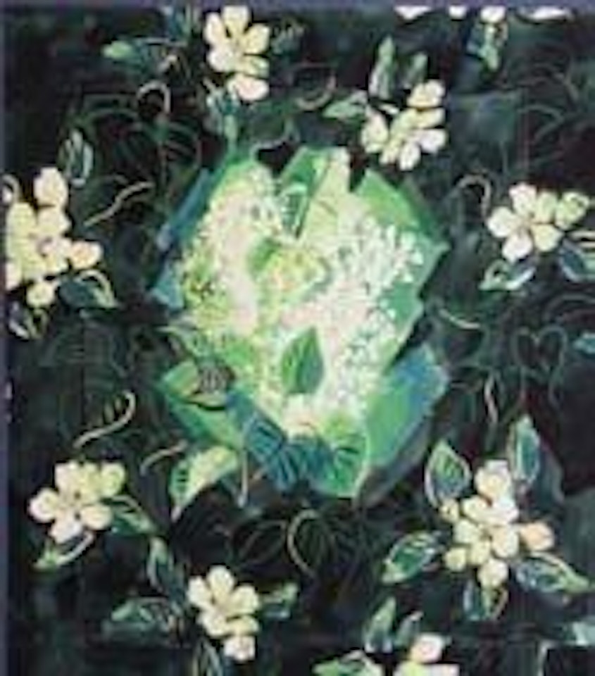 Composition à l'hydrangea en vert et blanc by Raoul Dufy