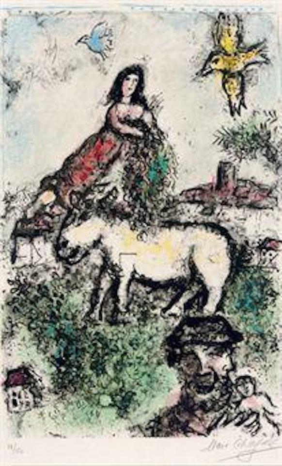 Un Jardin Perdu (M. 592) by Marc Chagall