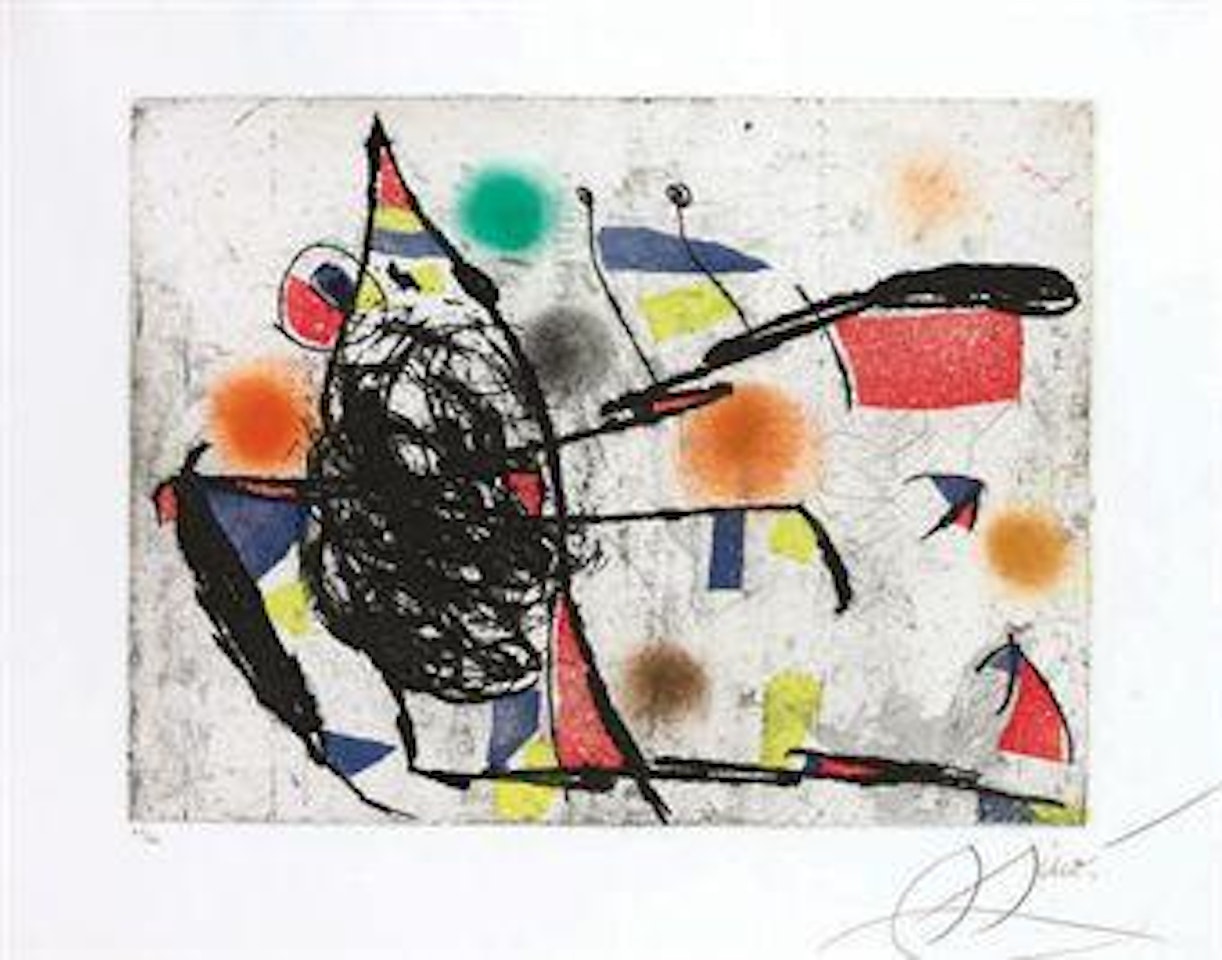 Enrajolats II (D. 1082) by Joan Miró