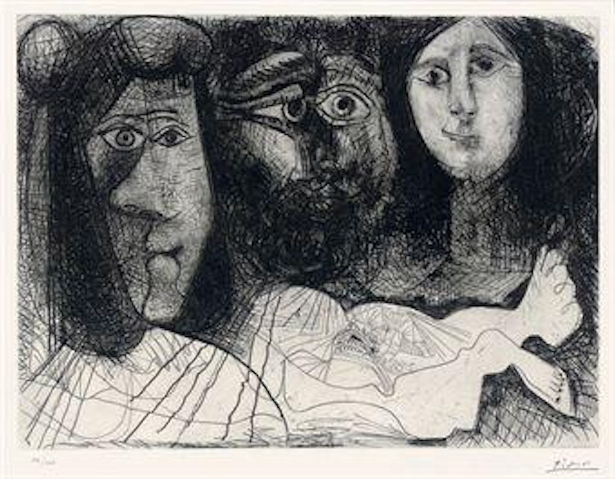 La chute d'Icare (B. 2016; Ba. 2022; see C. books 155) by Pablo Picasso