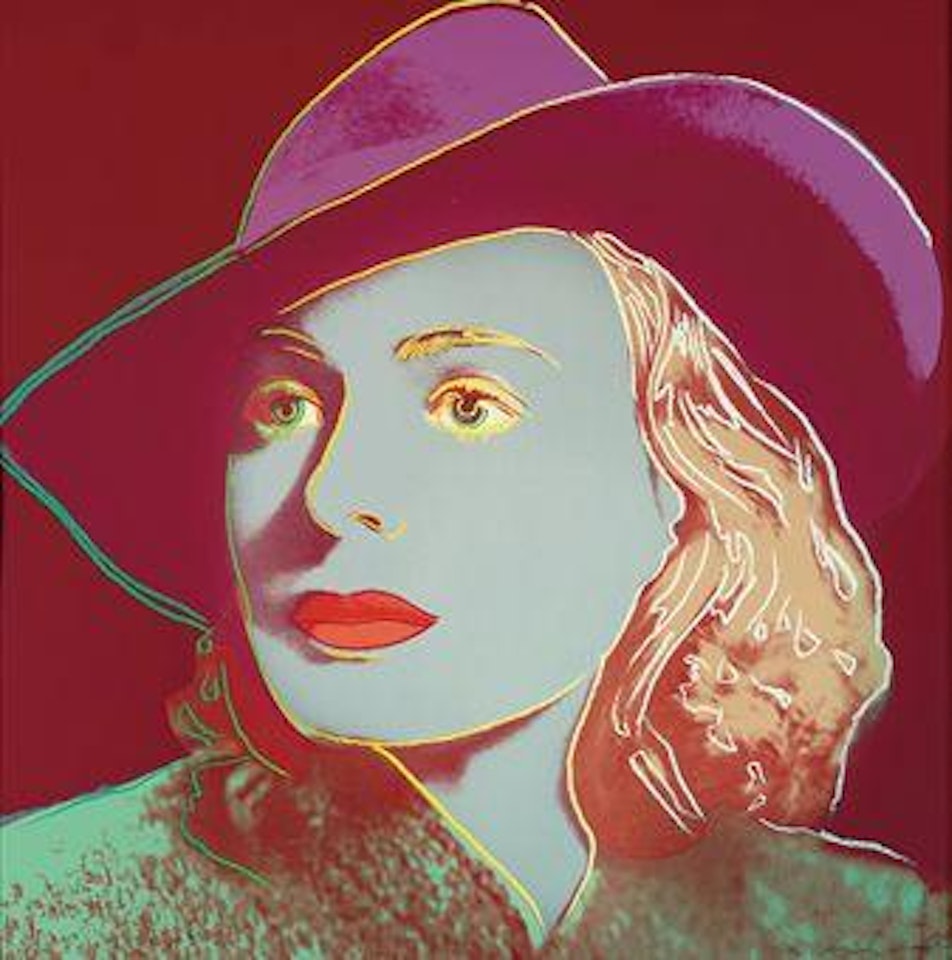 With Hat, from Ingrid Bergman (F. & S. IIB.315) by Andy Warhol