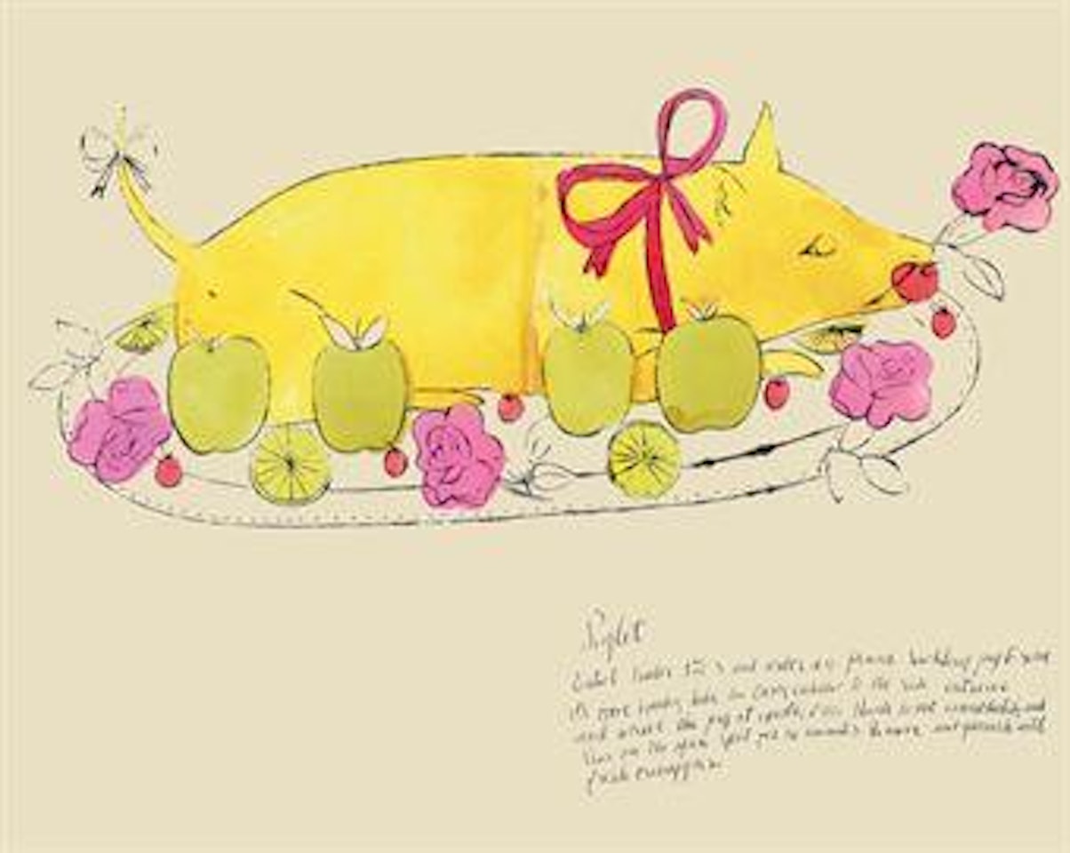 Piglet, from Wild Raspberries (F. & S. IV.134A) by Andy Warhol