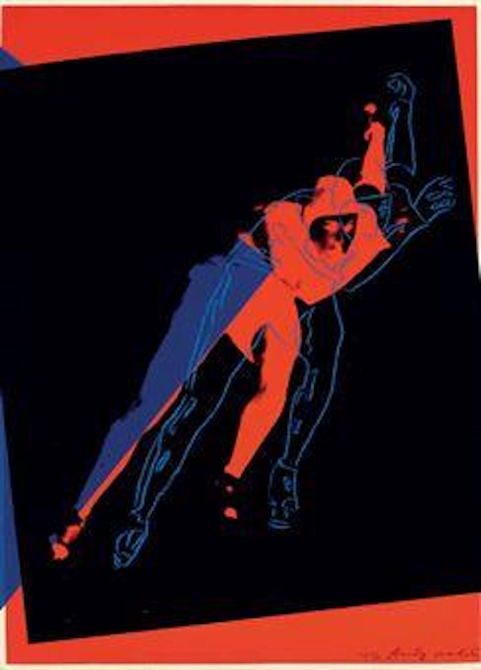 Speed Skater, from Art and Sports (F. & S. IIB.303) by Andy Warhol