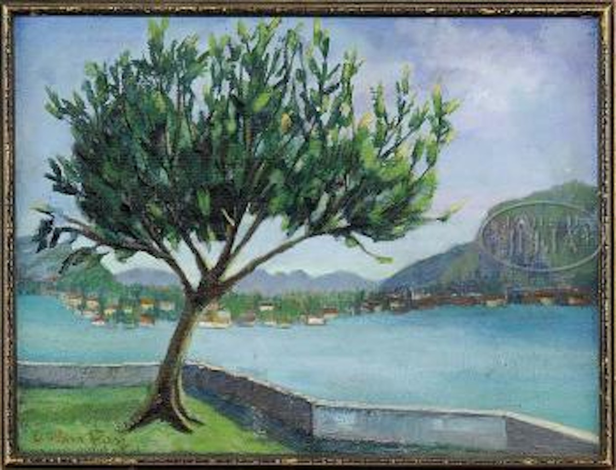 Overlooking Capri by Othon Friesz