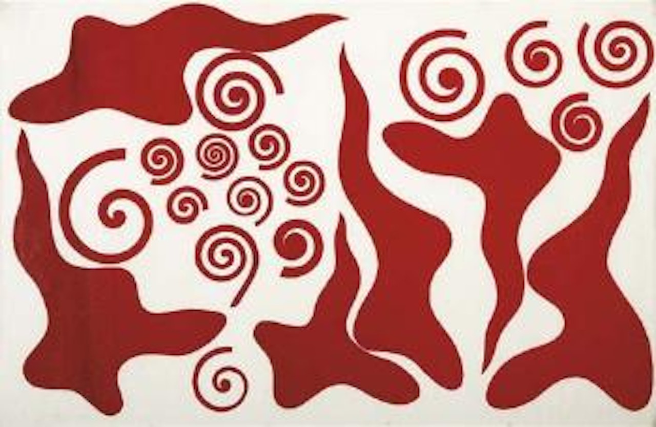 Untitled (C. Shaw/Spirals) by Philip Taaffe