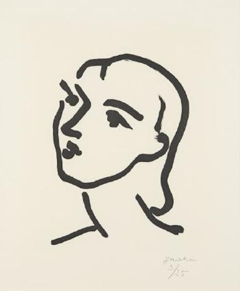 Nadia aux cheveux lisses by Henri Matisse