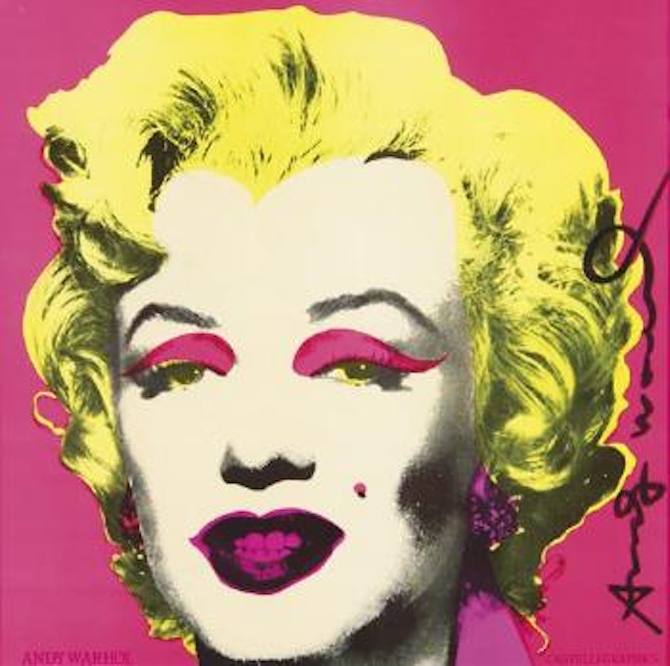 Castelli Gallery Marilyn Invitation by Andy Warhol