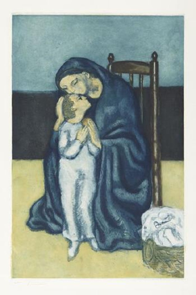 MaternitÃ©, by Jacques Villon by Pablo Picasso