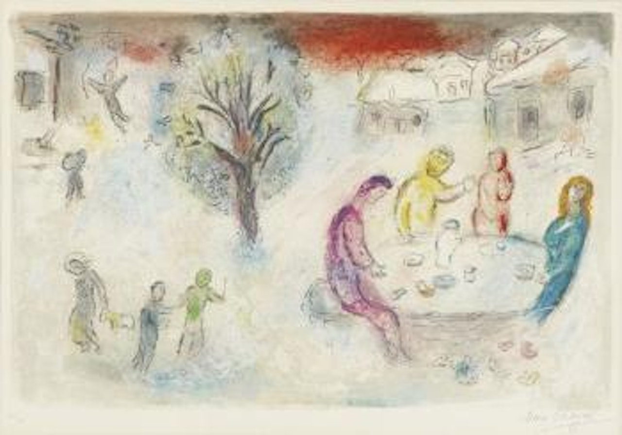 Daphnis et Chloé: The Meal at the Dryas's House by Marc Chagall