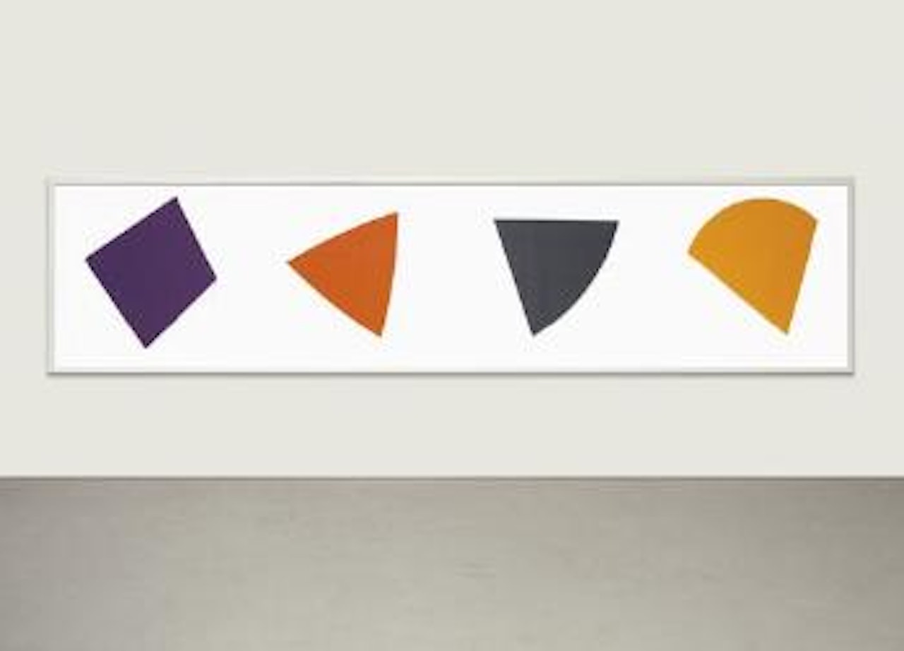 Purple/Red/Grey/Orange by Ellsworth Kelly