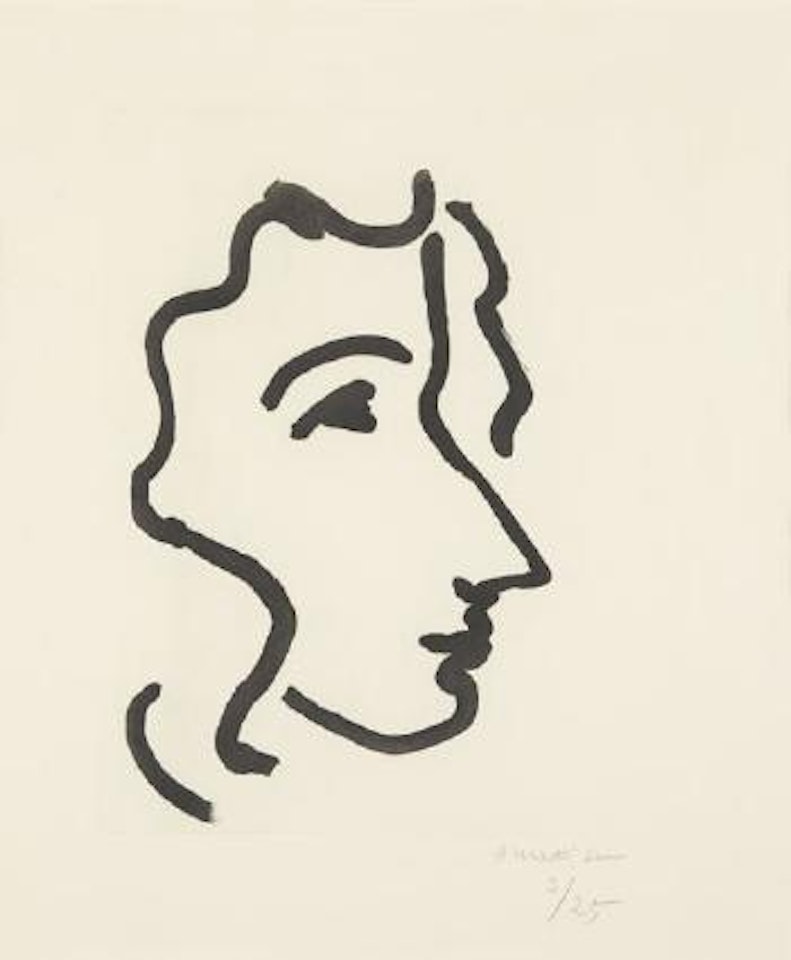 Nadia au profil aigu by Henri Matisse