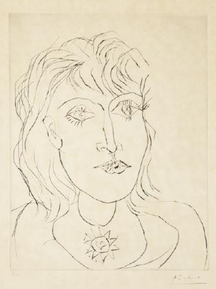 Dora Maar au collier by Pablo Picasso