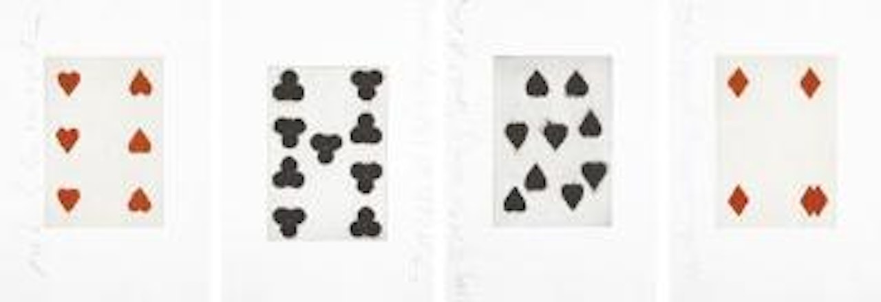 Playing Cards portfolio by Donald Sultan