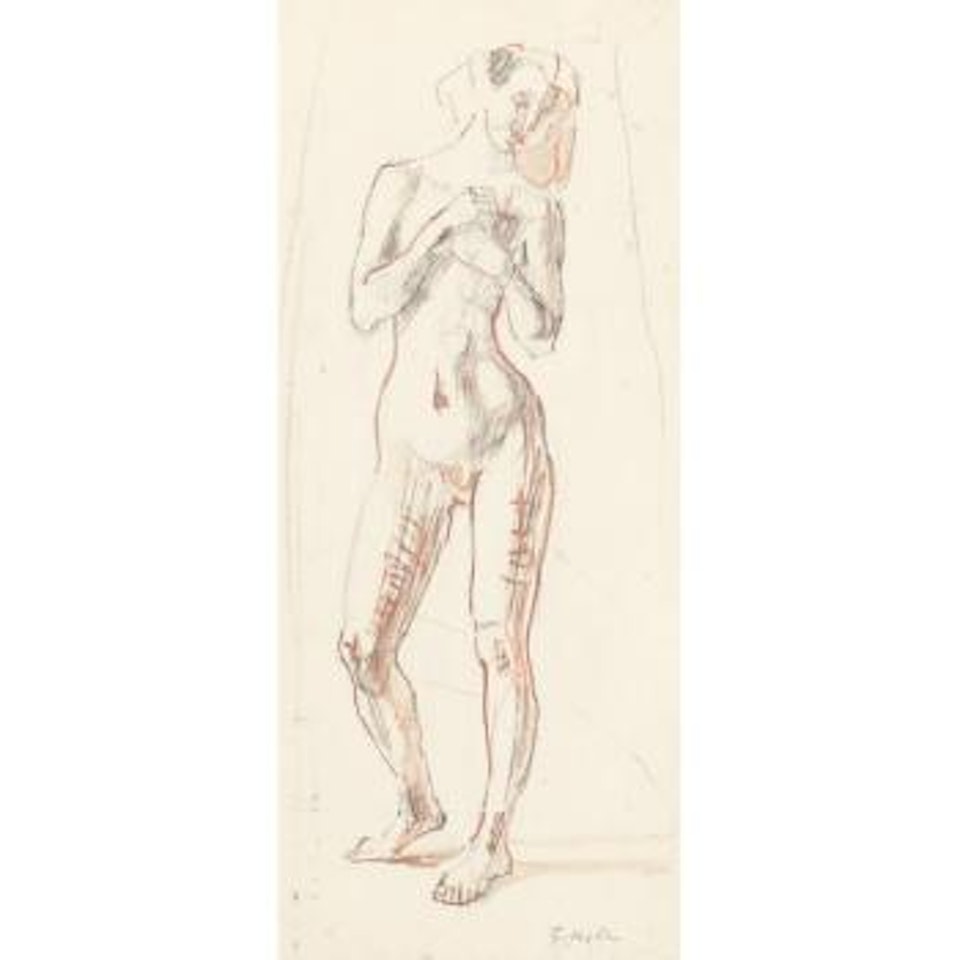 Figurenstudie Zu"blühen" by Ferdinand Hodler
