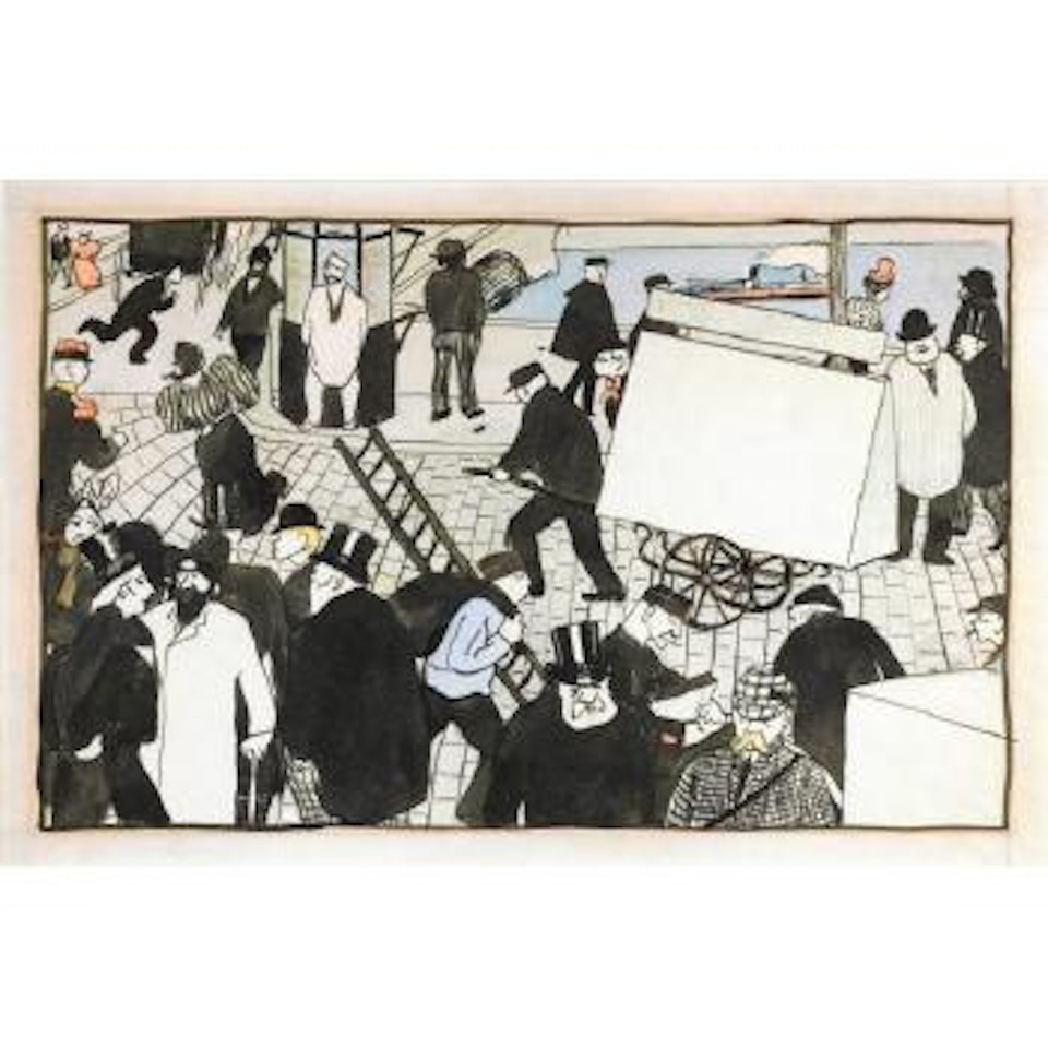 Scène De Rue by Félix Vallotton