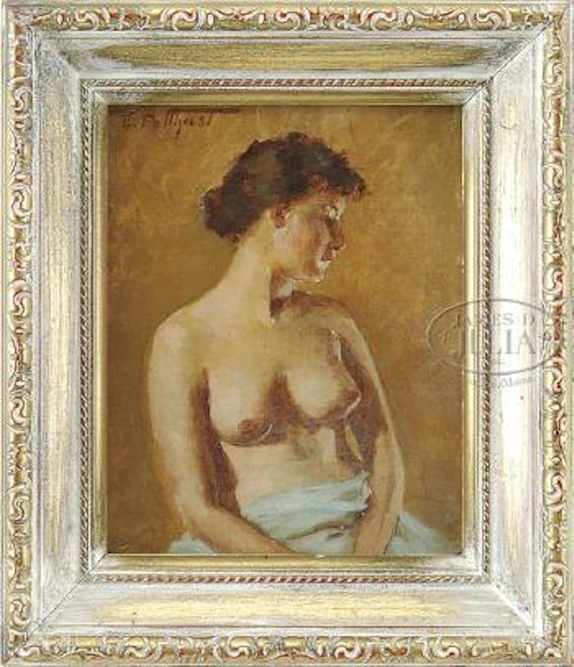 Seated nude by Edward Henry Potthast